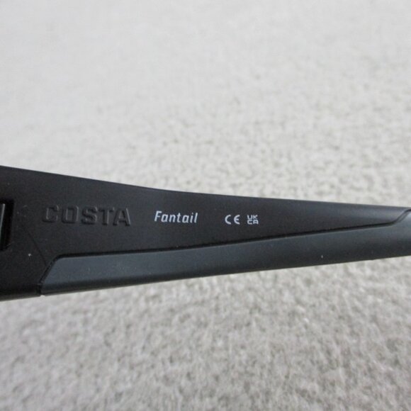 Costa Del Mar Fantail Sunglasses Black 6S9006 Rectangle Everyday Comfort Mens - Picture 3 of 6